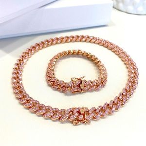 Rose Gold Cuban & Bracelet Combo